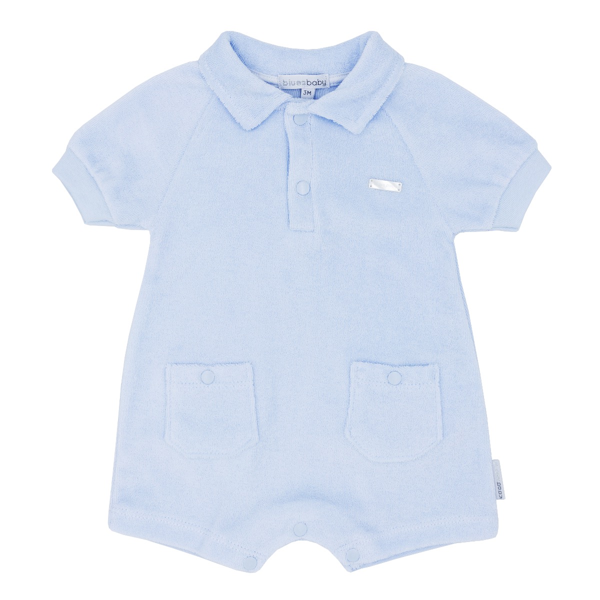 Blues Baby Towelling Romper BB1254