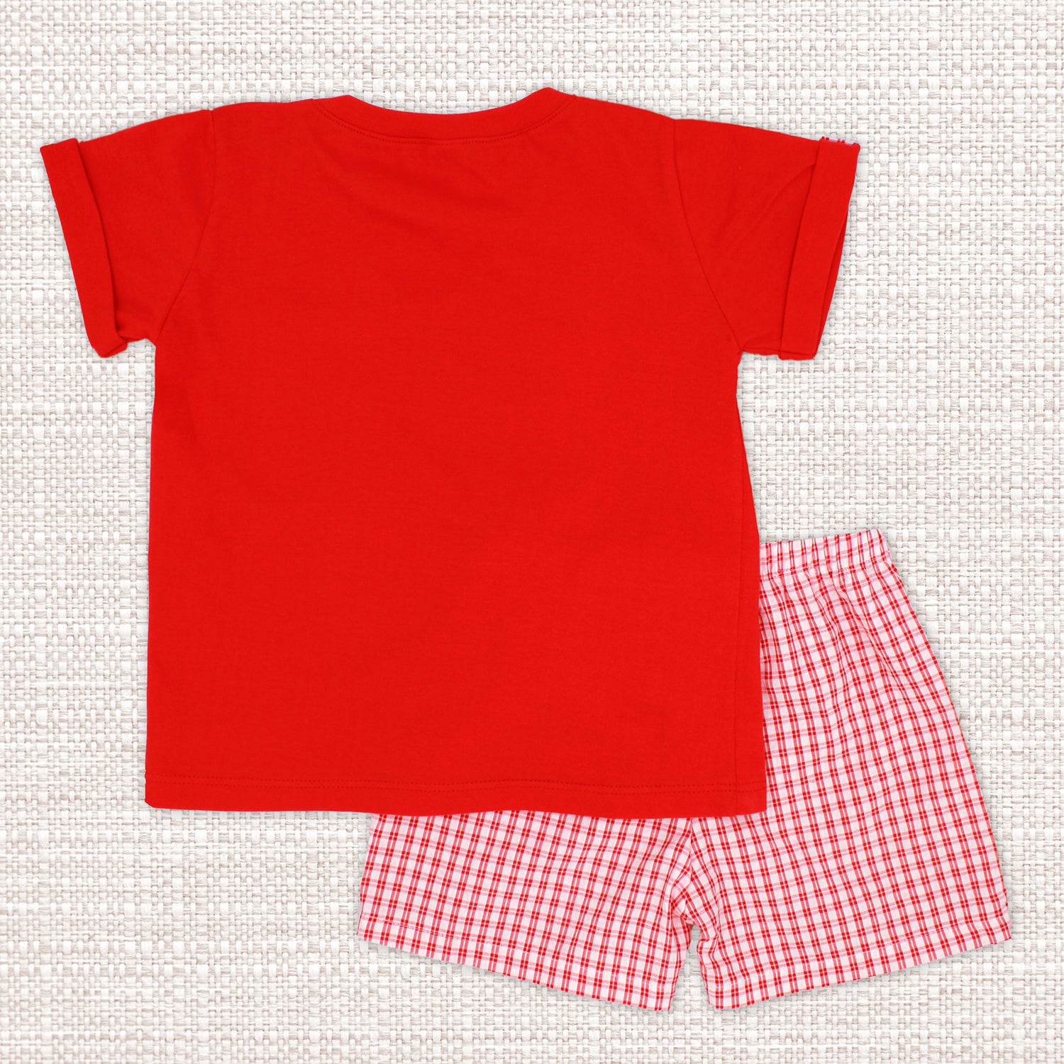 Rapife Red Gingham Short Set 4650S26