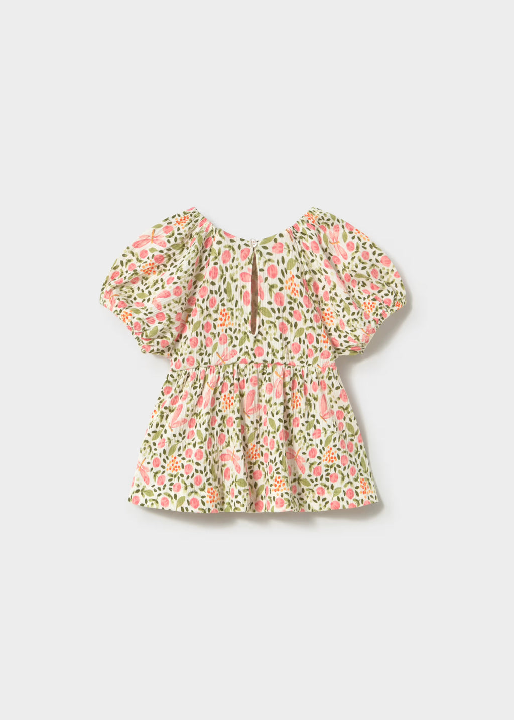 Mayoral Toddler Floral Smock Top 1105
