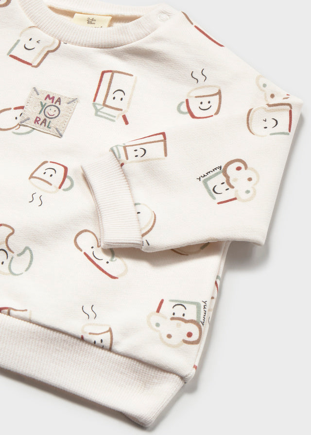 Mayoral Baby Cream Sweatshirt 2409