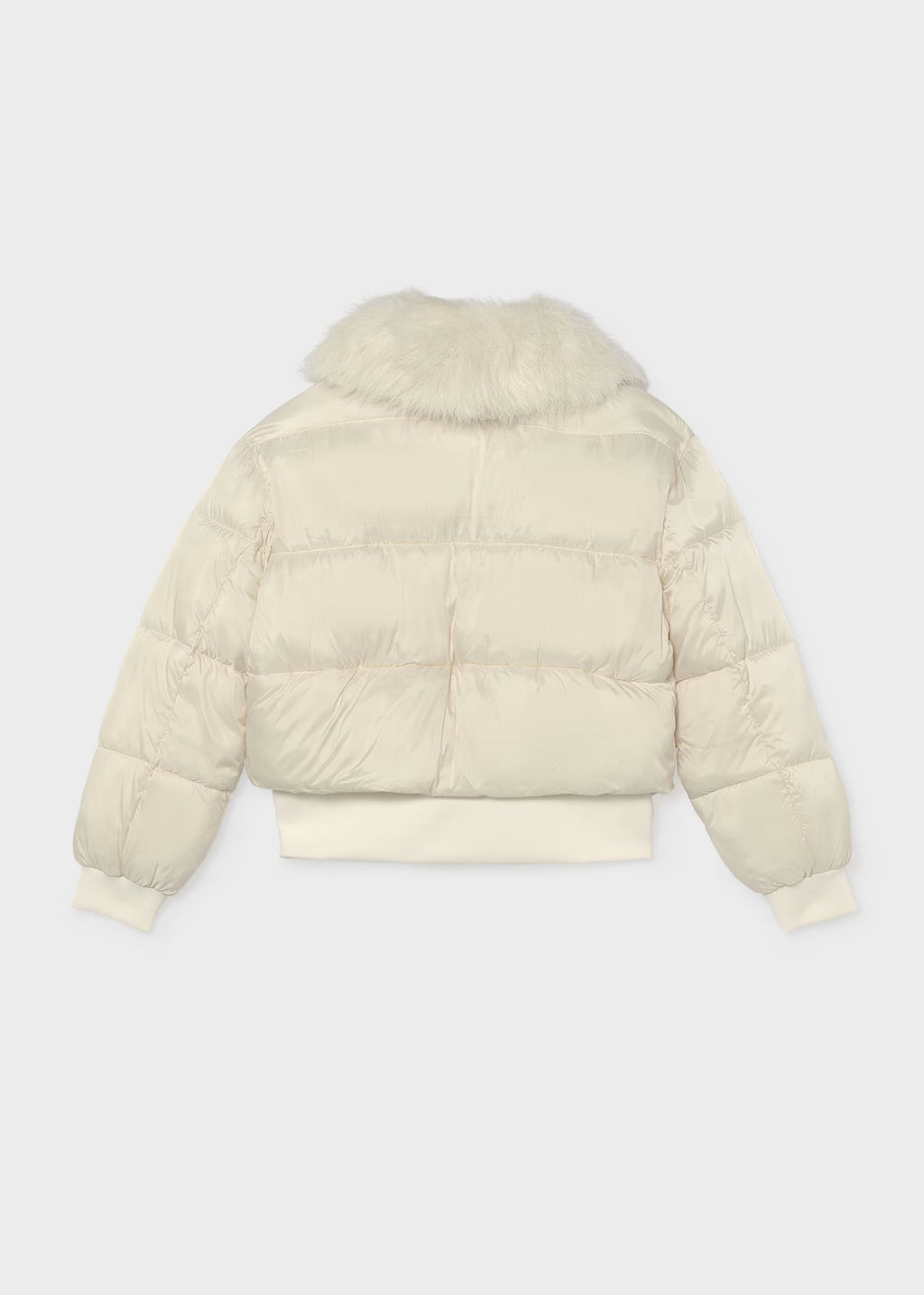 Mayoral Puffer Jacket with Faux Fur Collar 7440