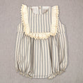 Rapife Cream Stripe Romper 5207S26