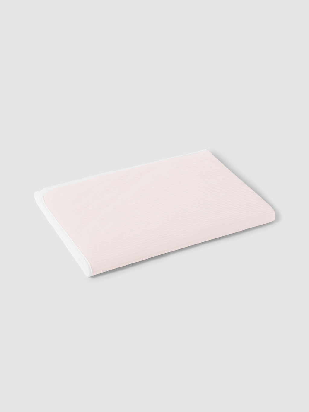 Laranjinha Pink Ribbed Velvet Blanket I6542