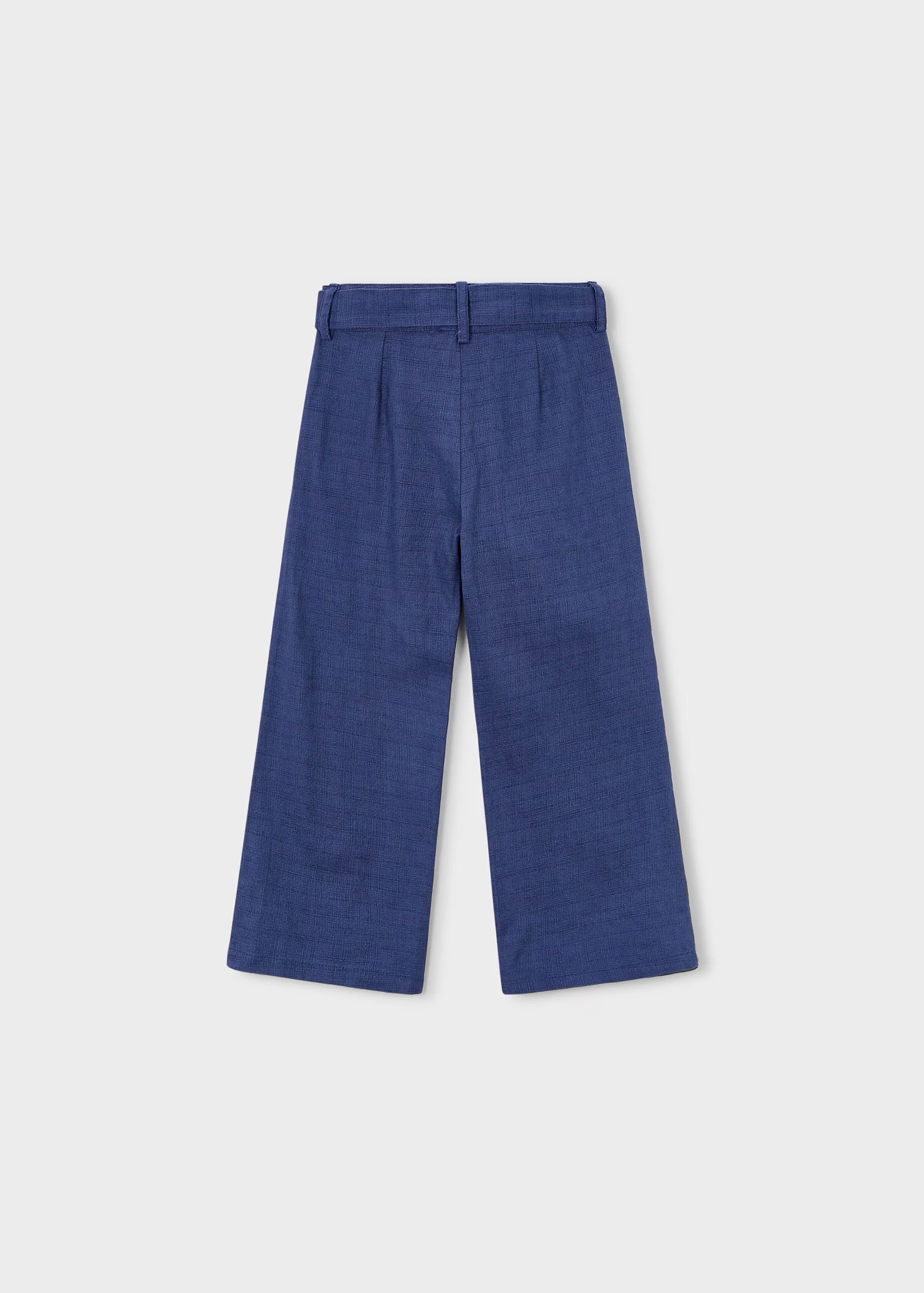 Mayoral Navy Linen Trousers 3585