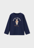 Mayoral Long Sleeve Dog Print T-Shirt 4021