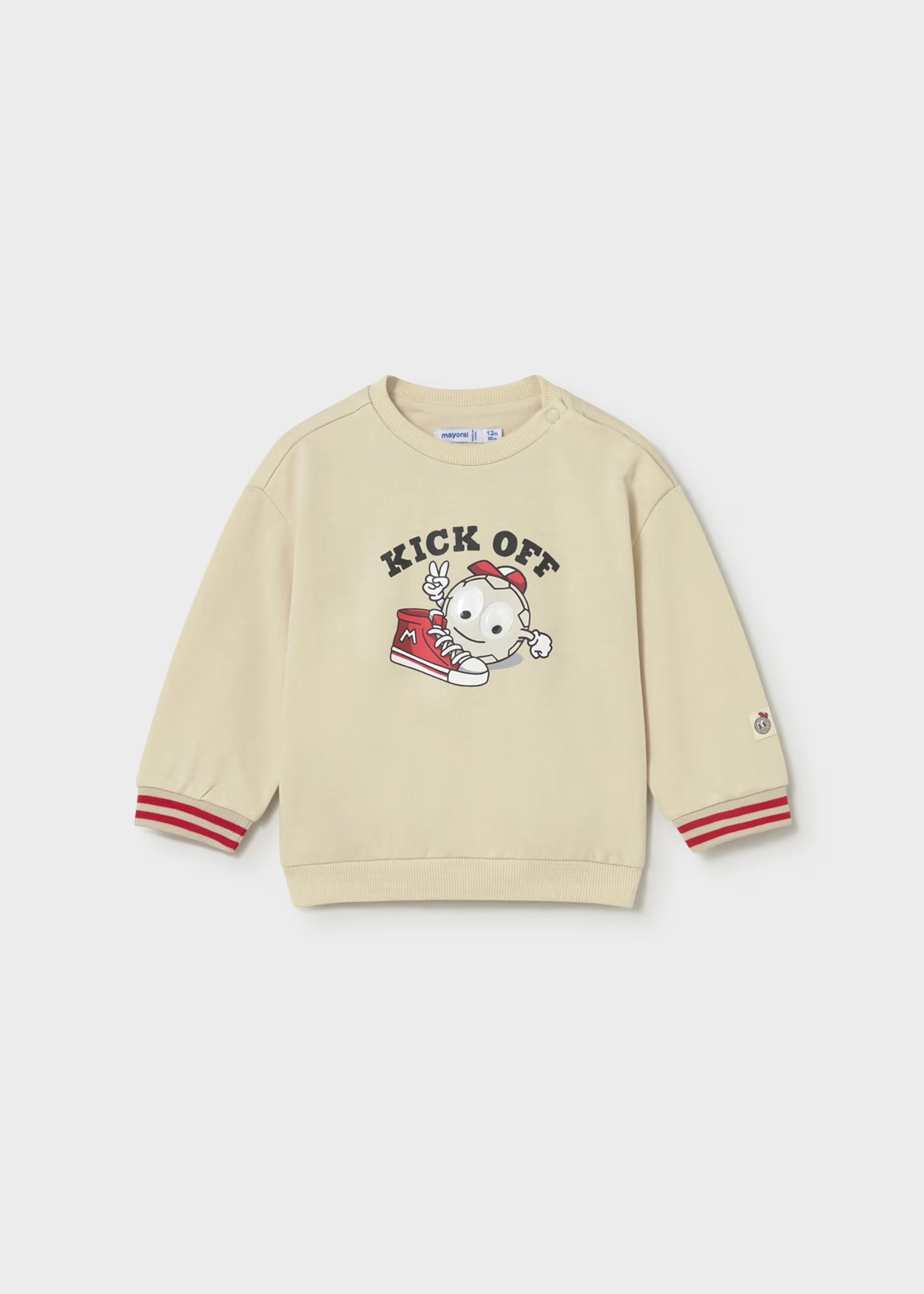 Mayoral Toddler Cream Sweatshirt 1402