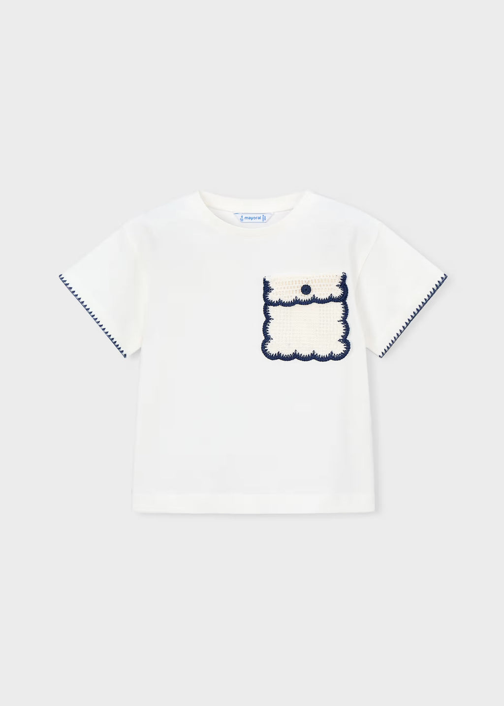 Mayoral Cream T-shirt 3013