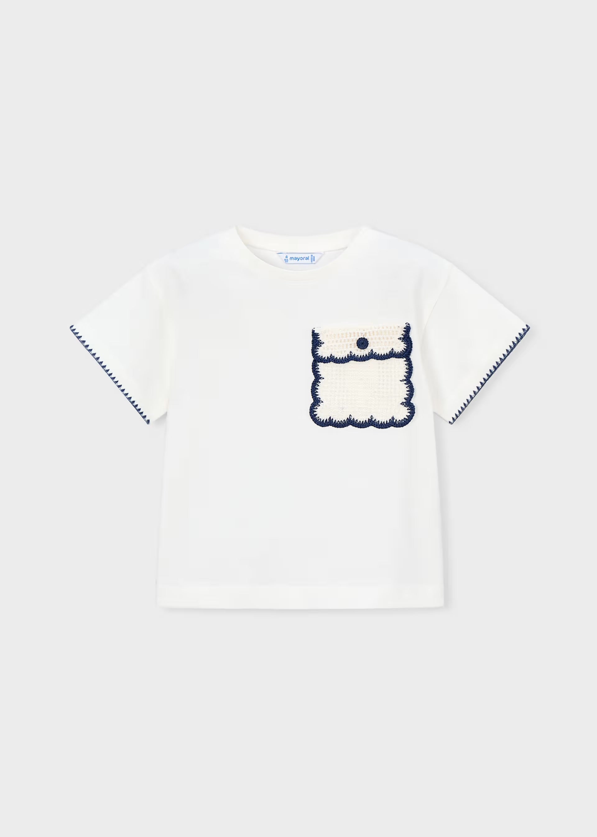 Mayoral Cream T-shirt 3013