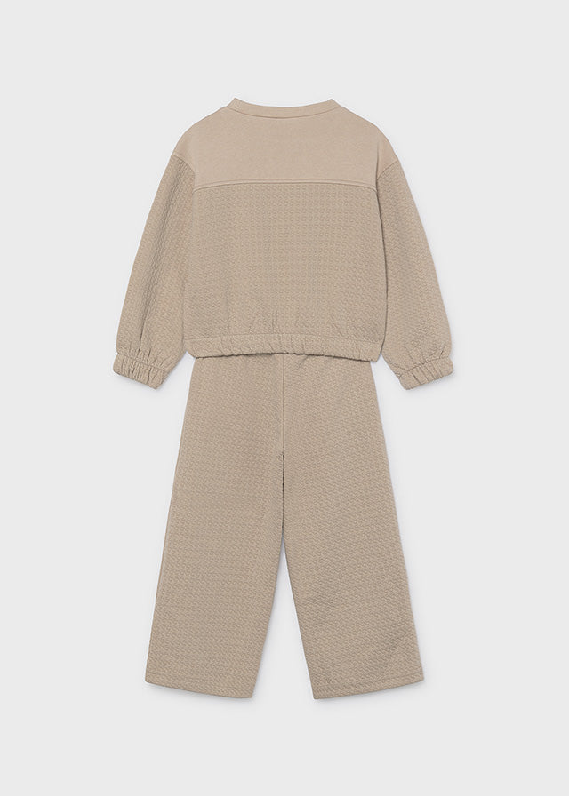 Mayoral Beige Padded Tracksuit 4816