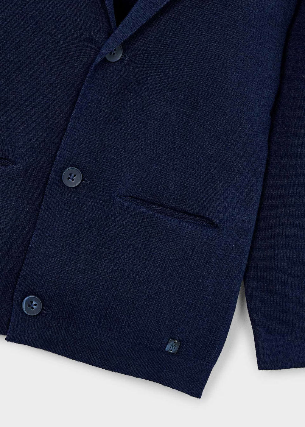 Mayoral Navy Knit Blazer 3436