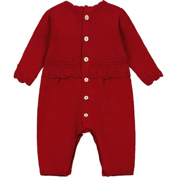 Emile et Rose Red Elise Babygrow & Hat 2564RD