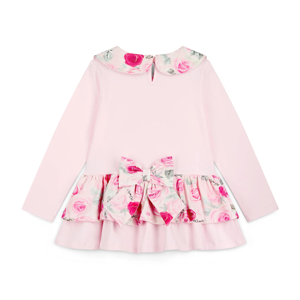 A'Dee Adeline Rose Print Peplum Legging Set W261501