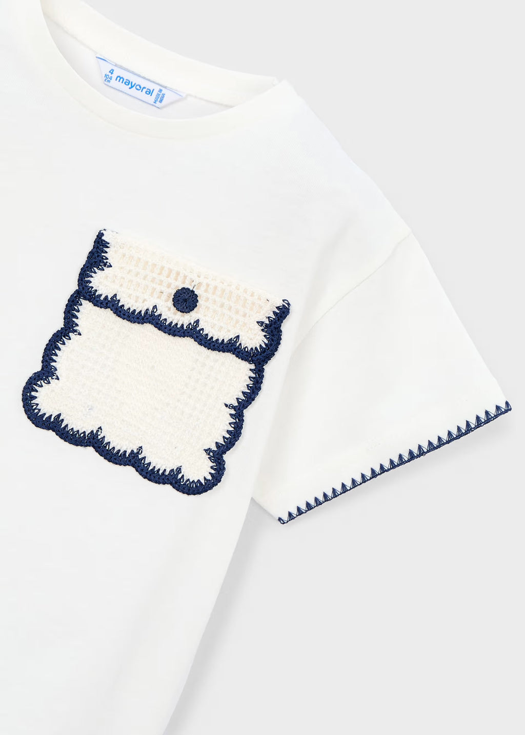 Mayoral Cream T-shirt 3013