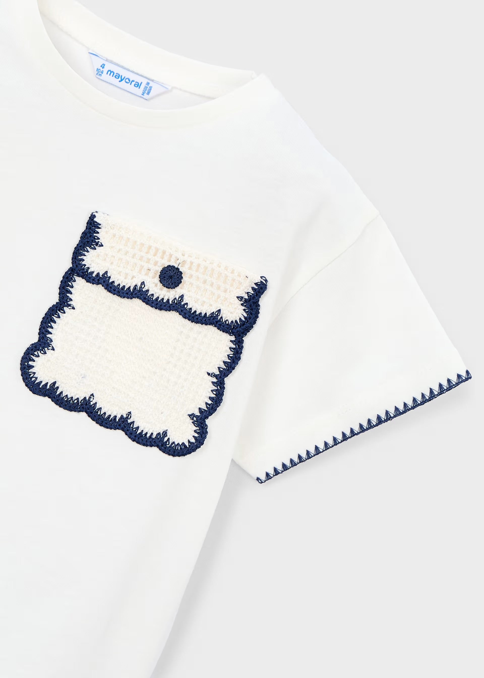 Mayoral Cream T-shirt 3013