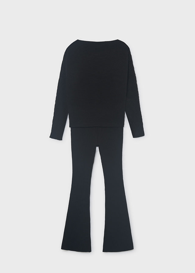 Mayoral Black Knitted Set 7530