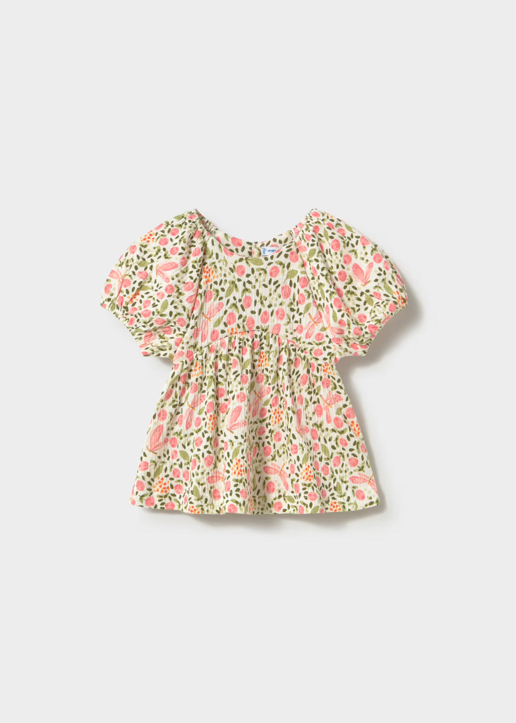Mayoral Toddler Floral Smock Top 1105