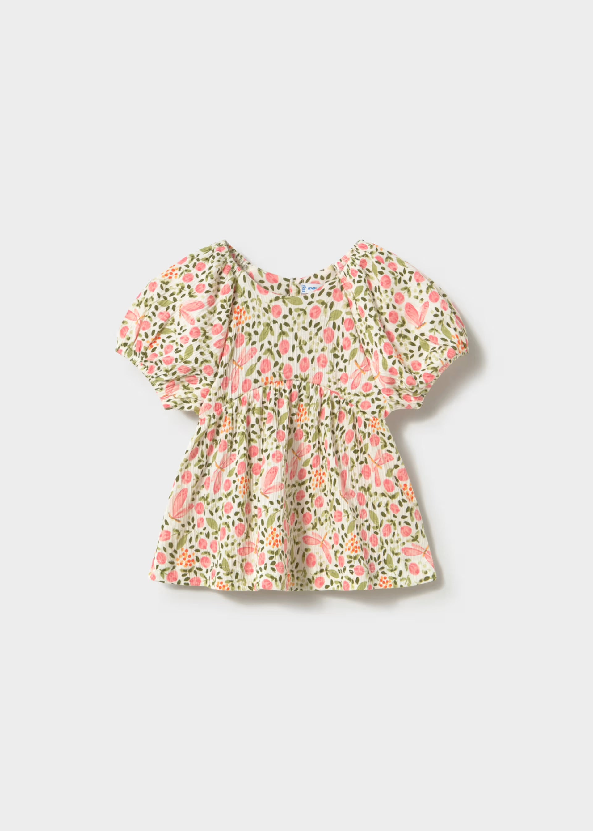 Mayoral Toddler Floral Smock Top 1105