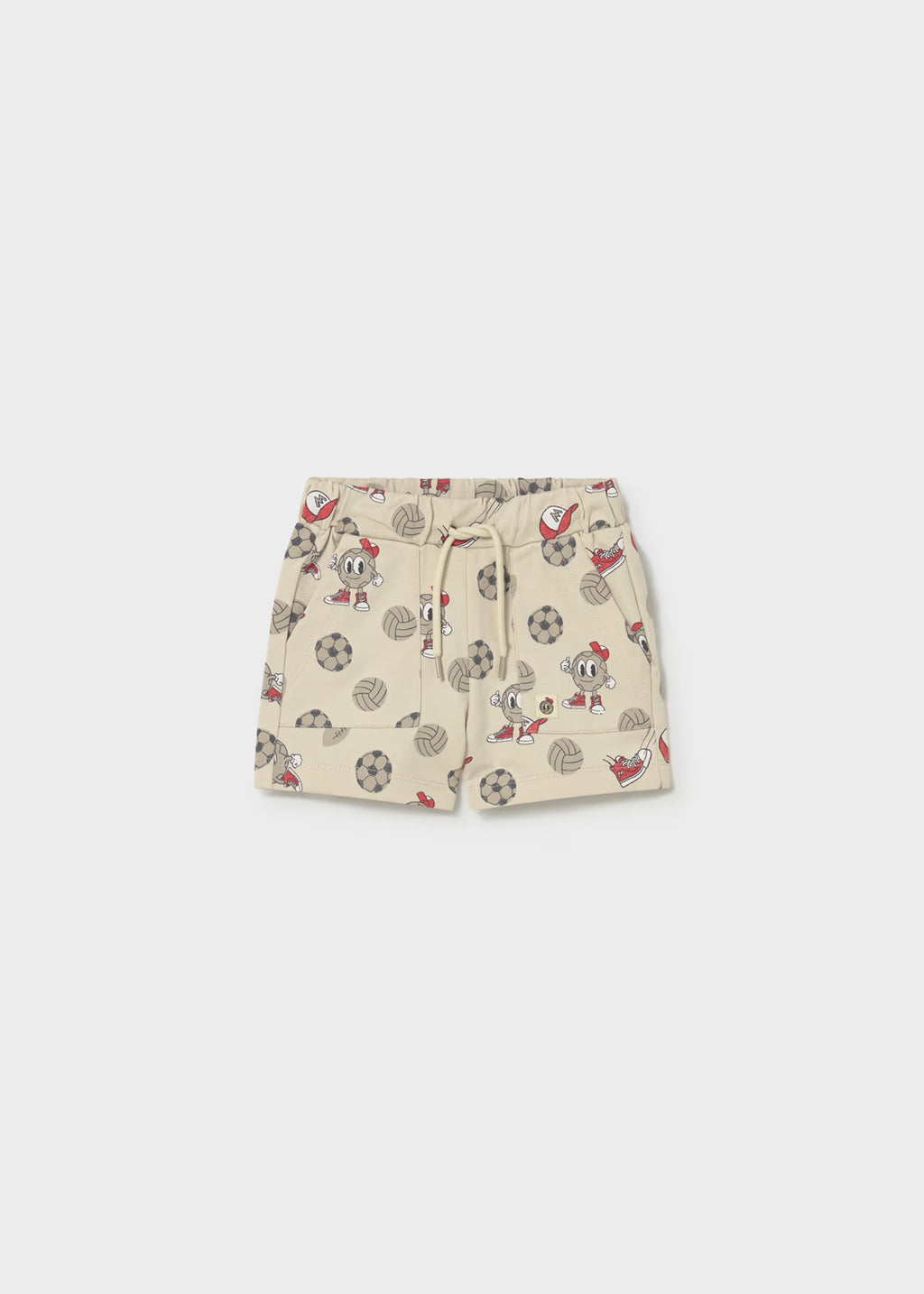 Mayoral Toddler Beige Print Shorts 1218
