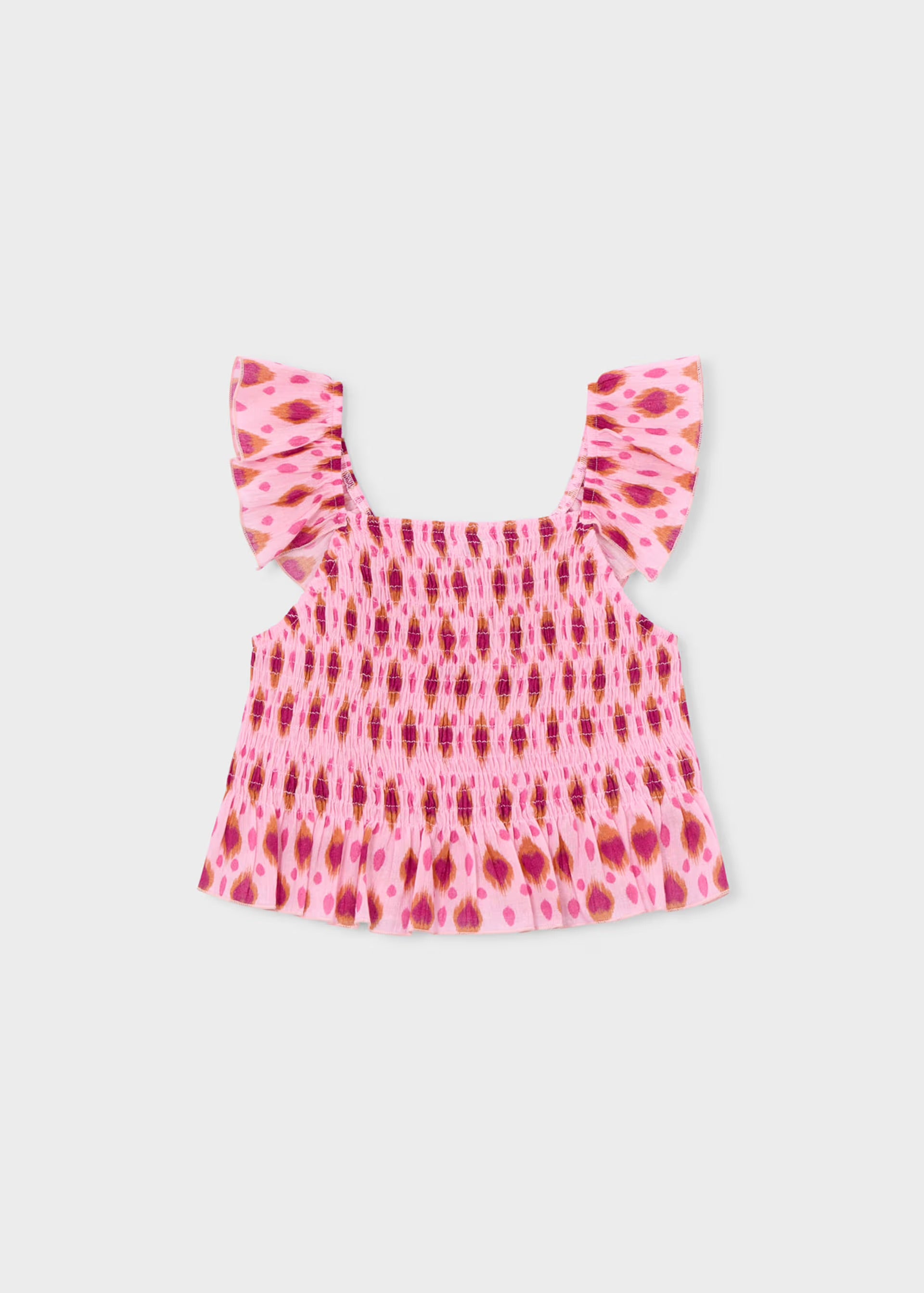 Mayoral Pink Frilled Top 3028