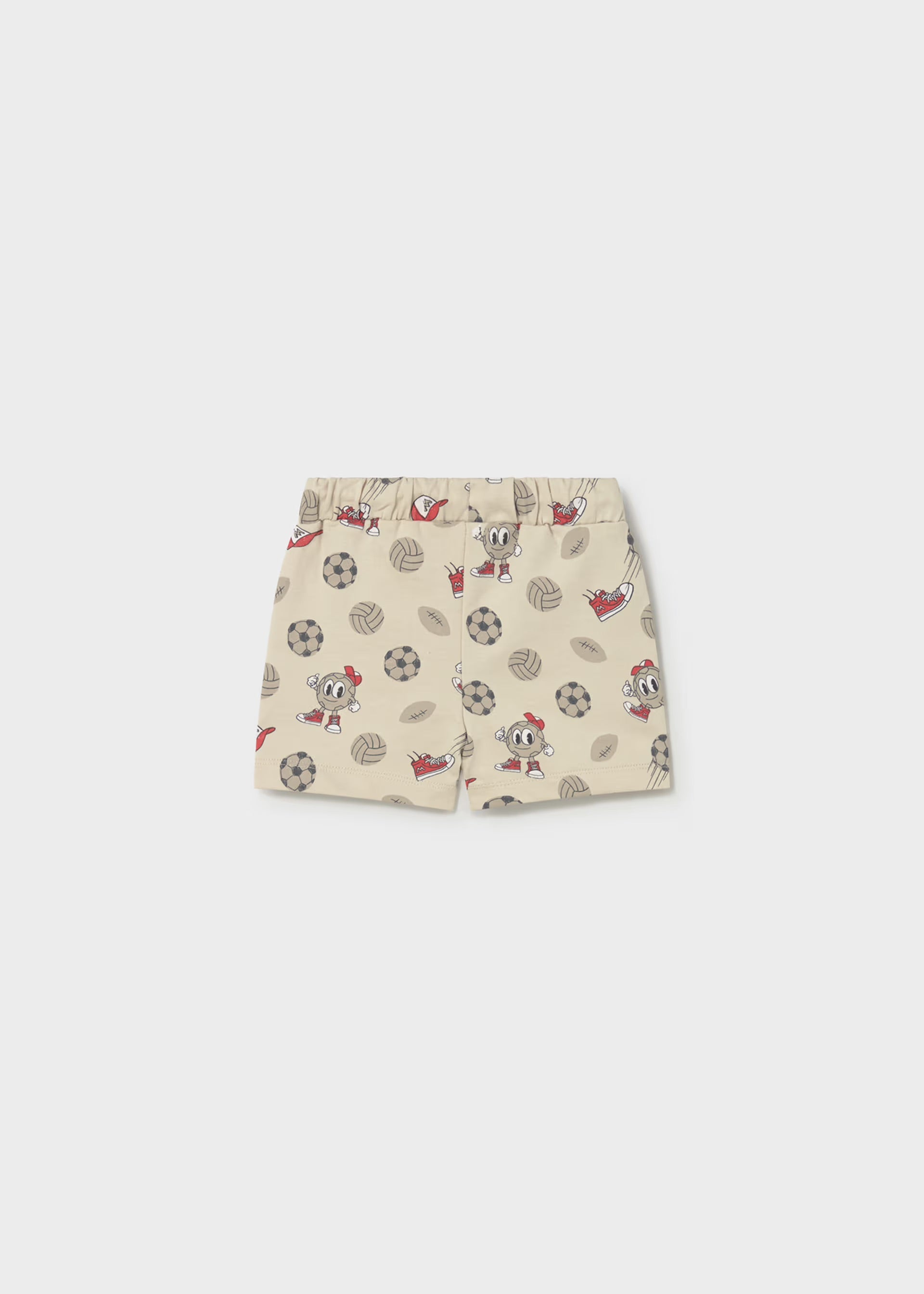 Mayoral Toddler Beige Print Shorts 1218