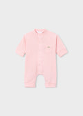 Mayoral Baby Pink Ribbed Babygrow 1726