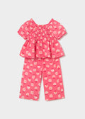 Mayoral Toddler Floral Trouser Set 1513