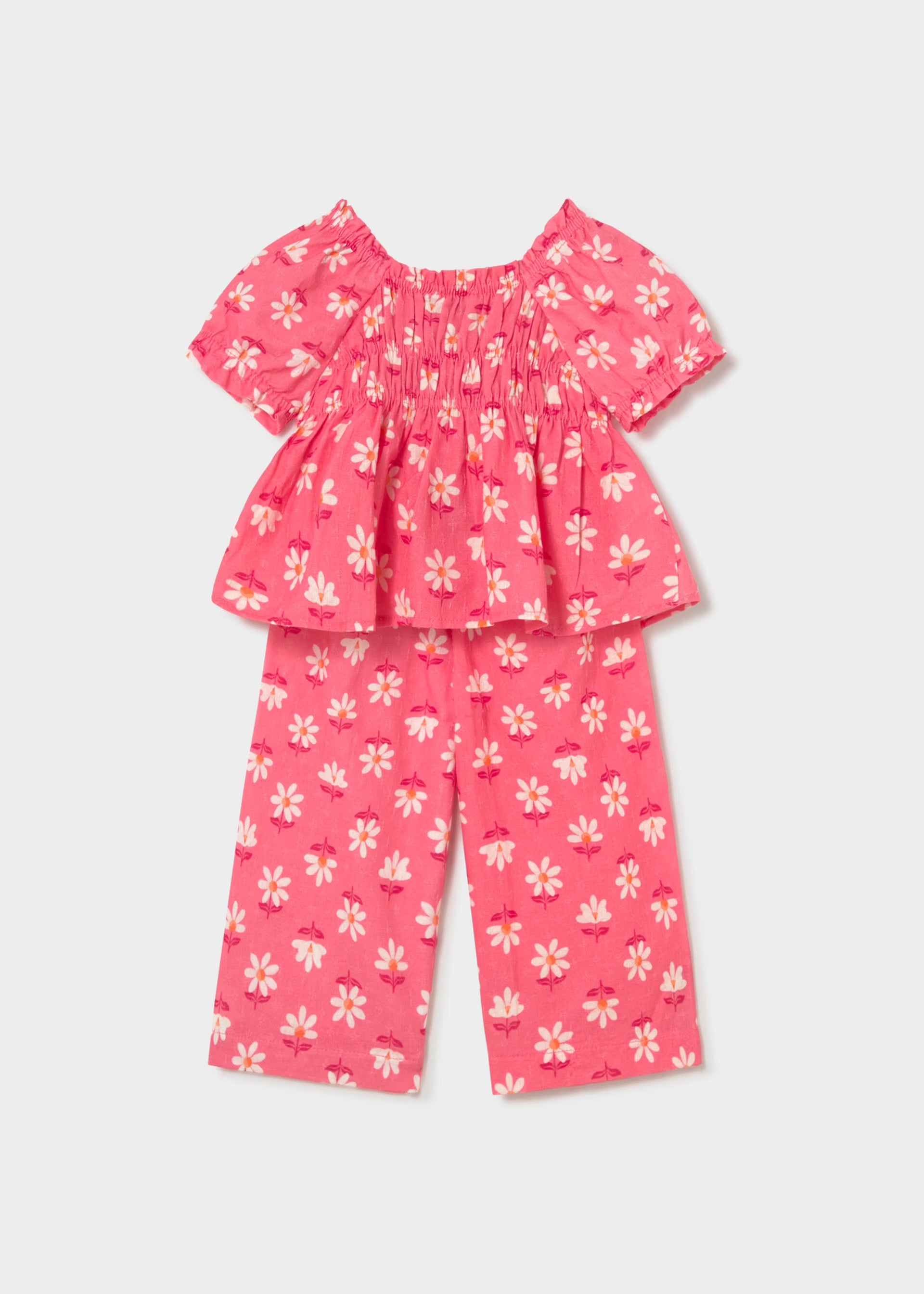 Mayoral Toddler Floral Trouser Set 1513