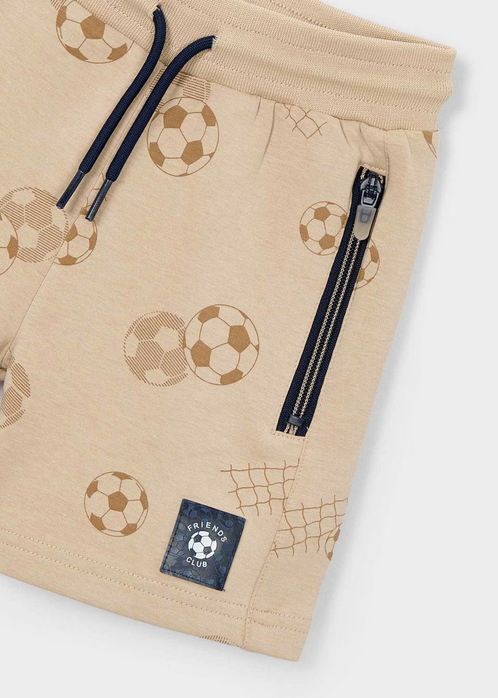 Mayoral Beige “Football” Shorts 3209