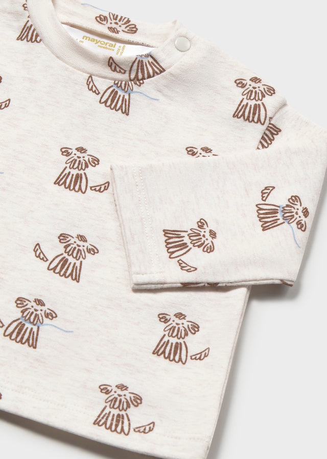Mayoral Baby Beige T-shirt 2085