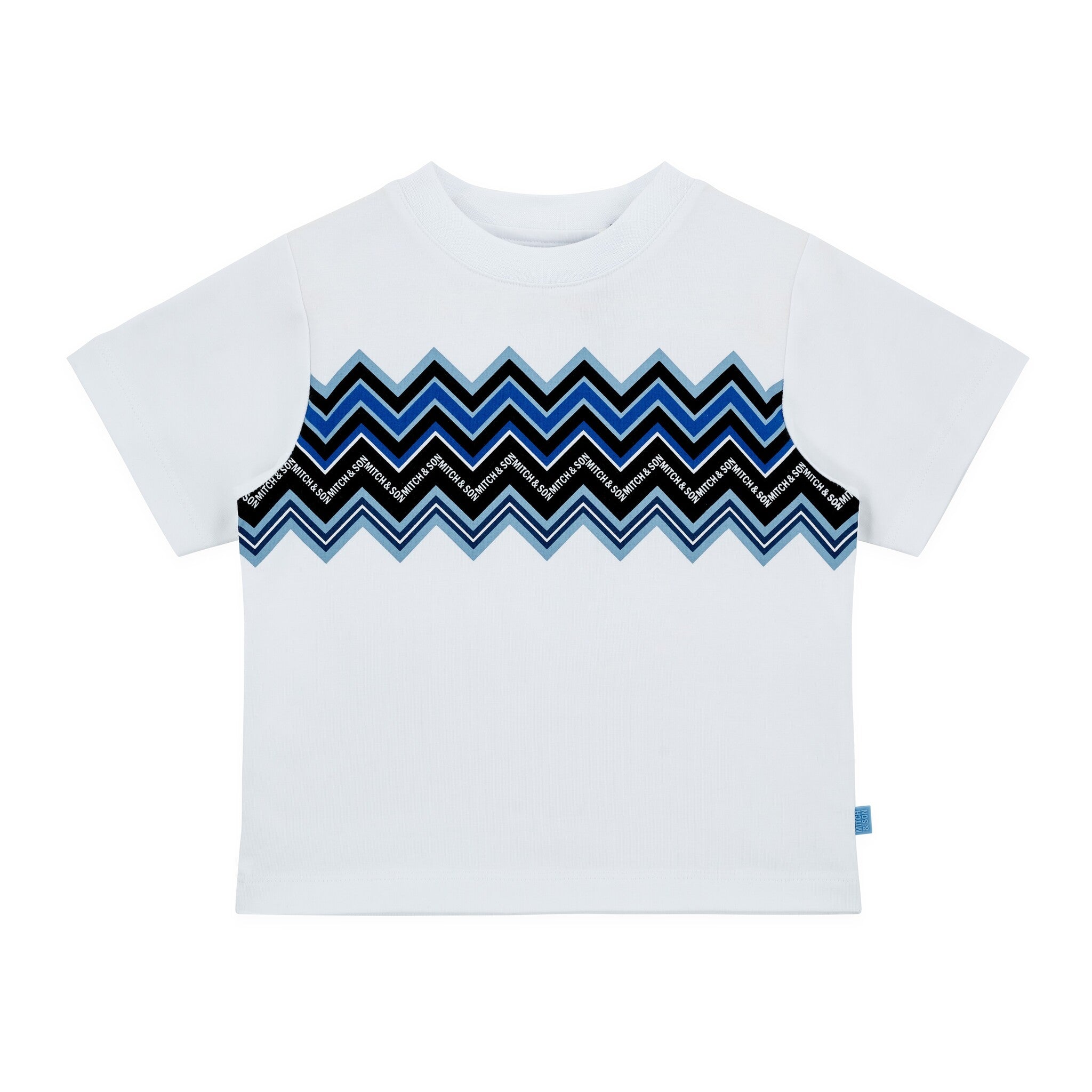 Mitch & Son Wallace ZigZag Print T-Shirt MS26611