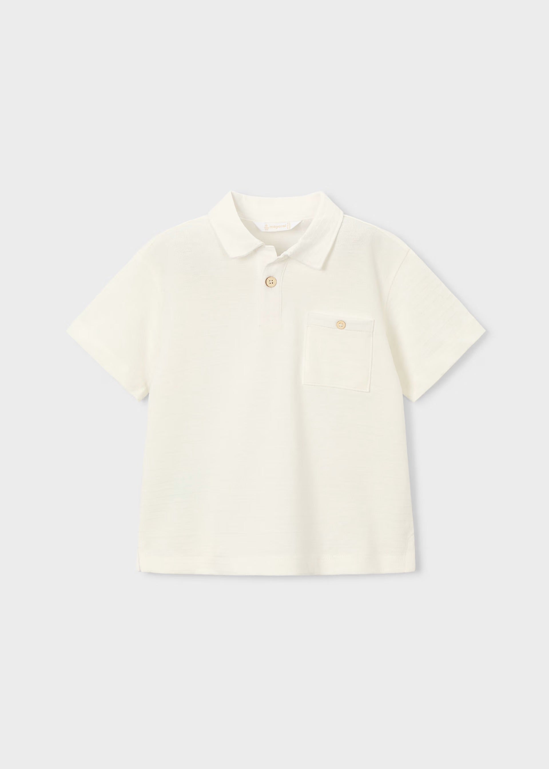 Mayoral Cream Polo Shirt 3105