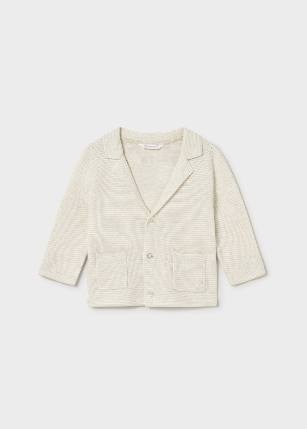 Mayoral Toddler Cream Knit Blazer 1403