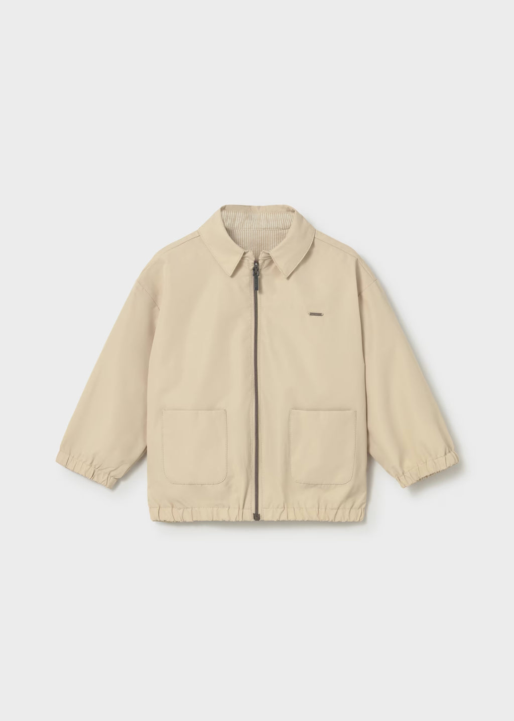 Mayoral Toddler Beige Reversible Jacket 1409