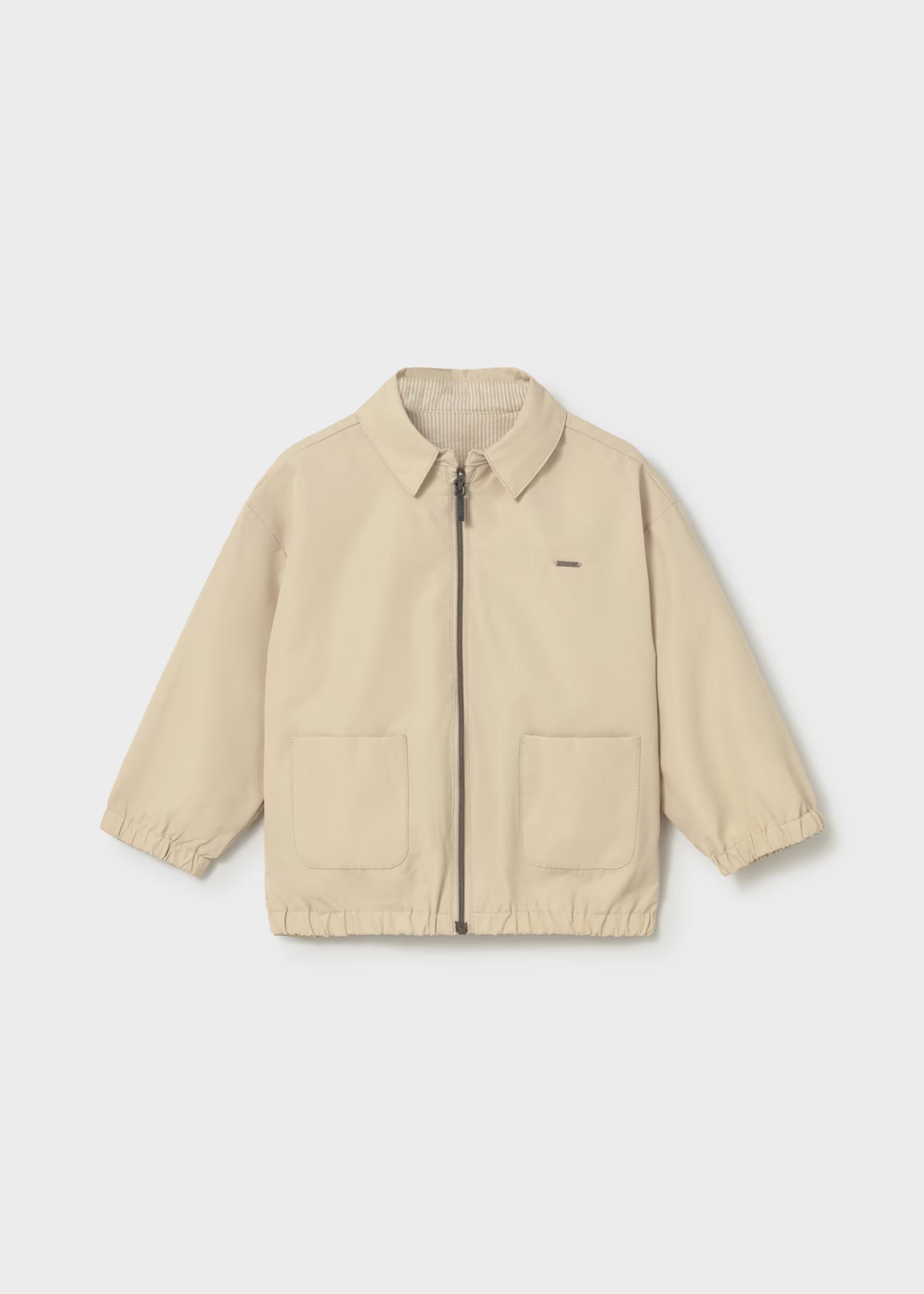 Mayoral Toddler Beige Reversible Jacket 1409
