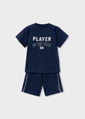 Mayoral Navy Short Set 3608