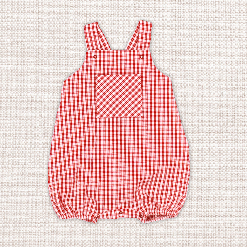 Rapife Check Dungaree Romper 4622S26