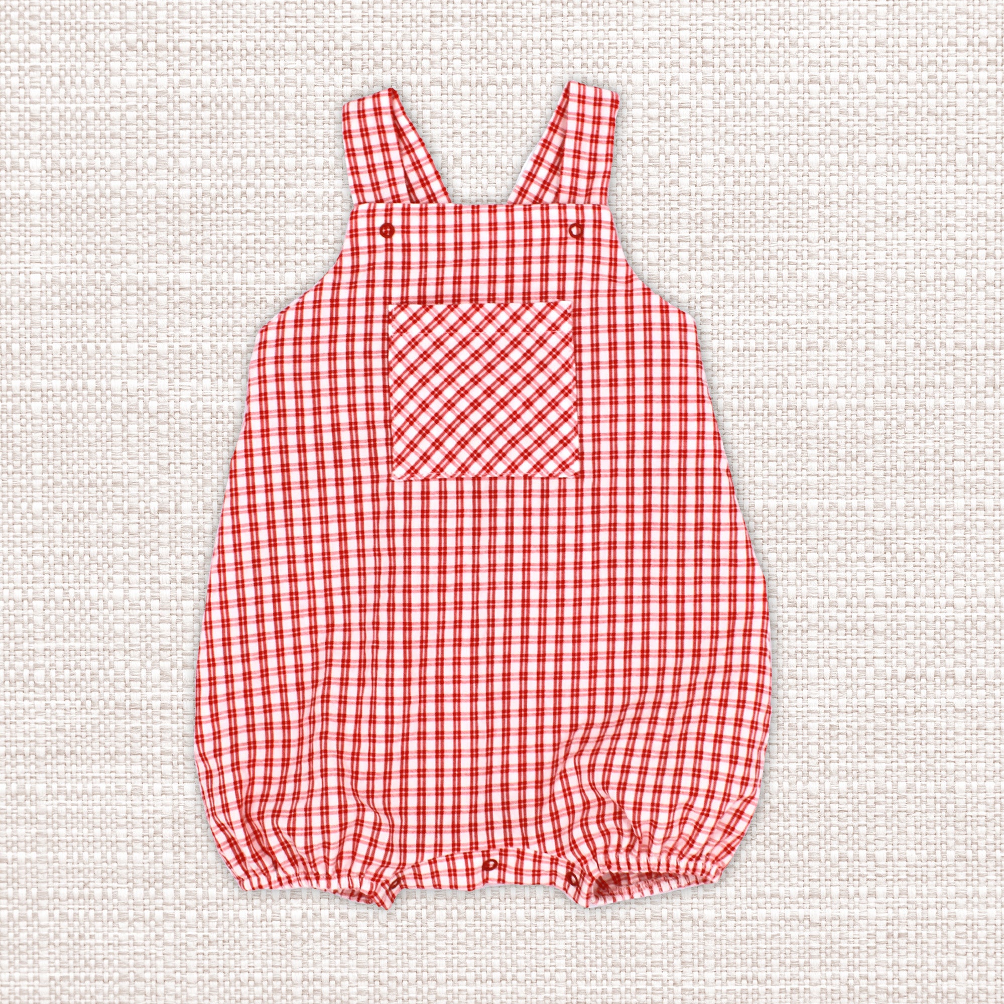 Rapife Check Dungaree Romper 4622S26