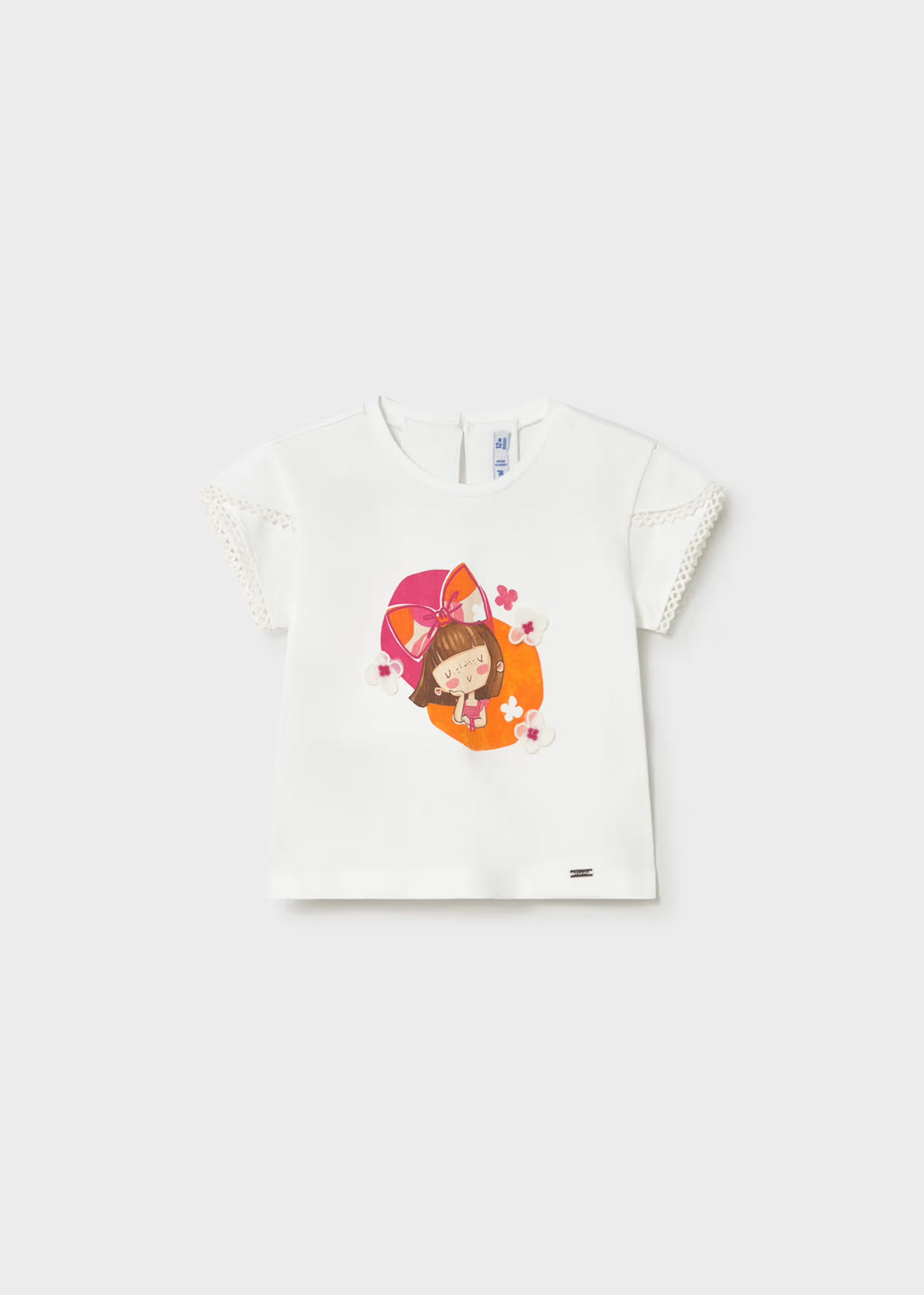Mayoral Toddler White T-shirt 1079