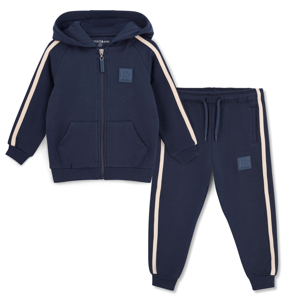 Mitch & Son Santino Tracksuit - Dark Navy MS26407