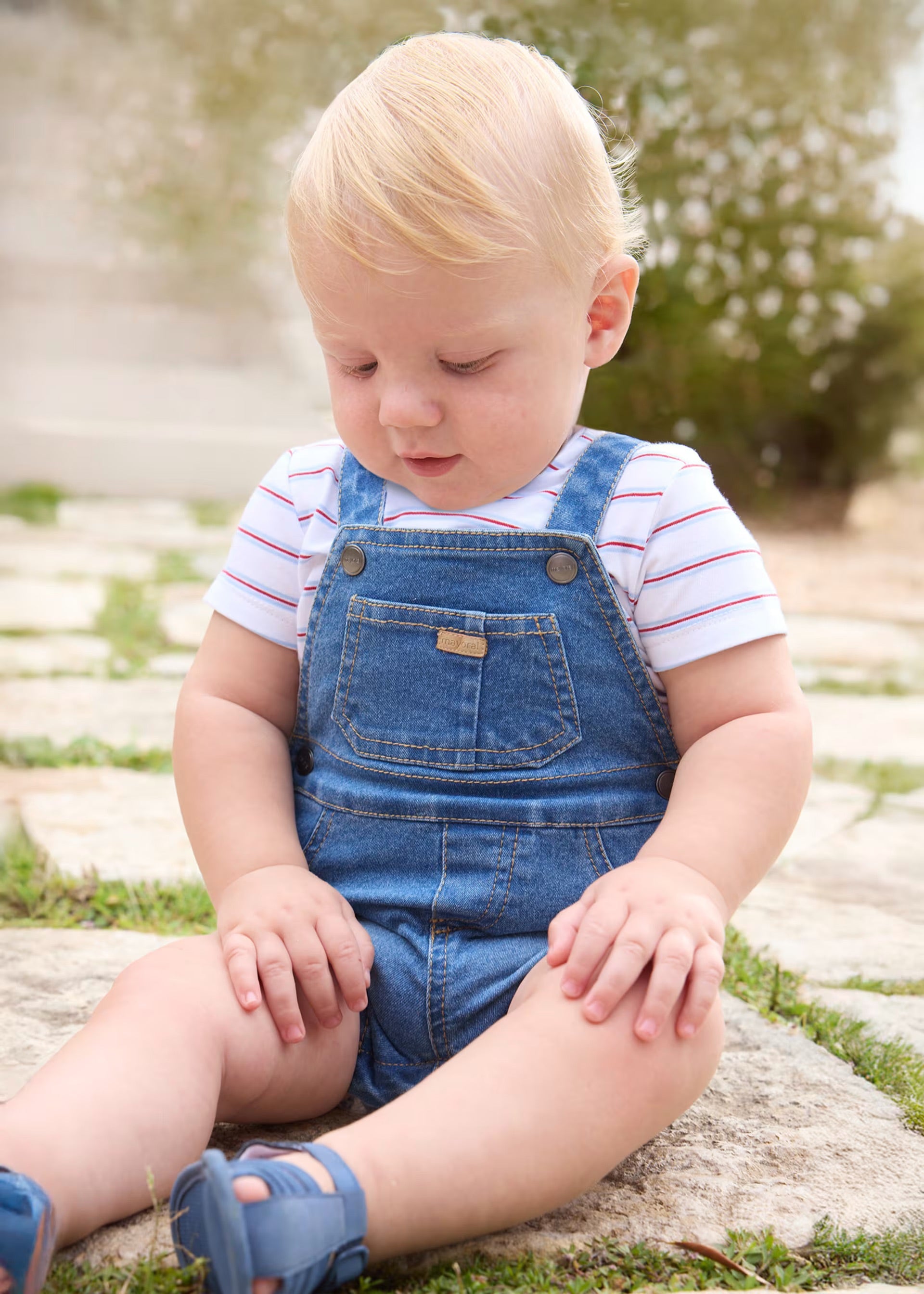 Mayoral Baby 2pc Dungaree Set 1623