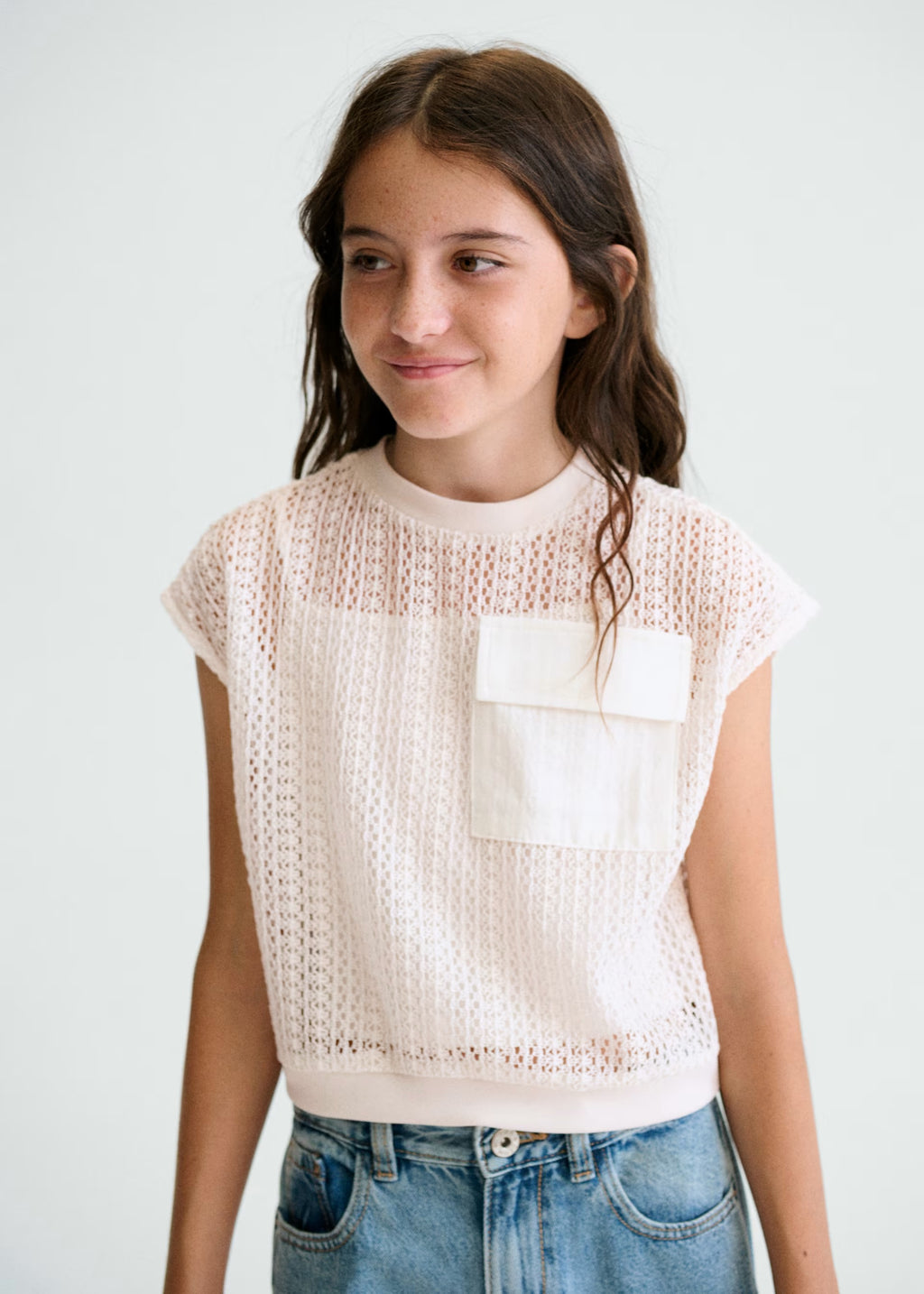 Mayoral Cream Vest Top Set 6160