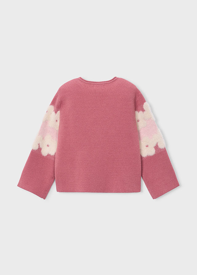 Mayoral Pink Floral Jumper 4317