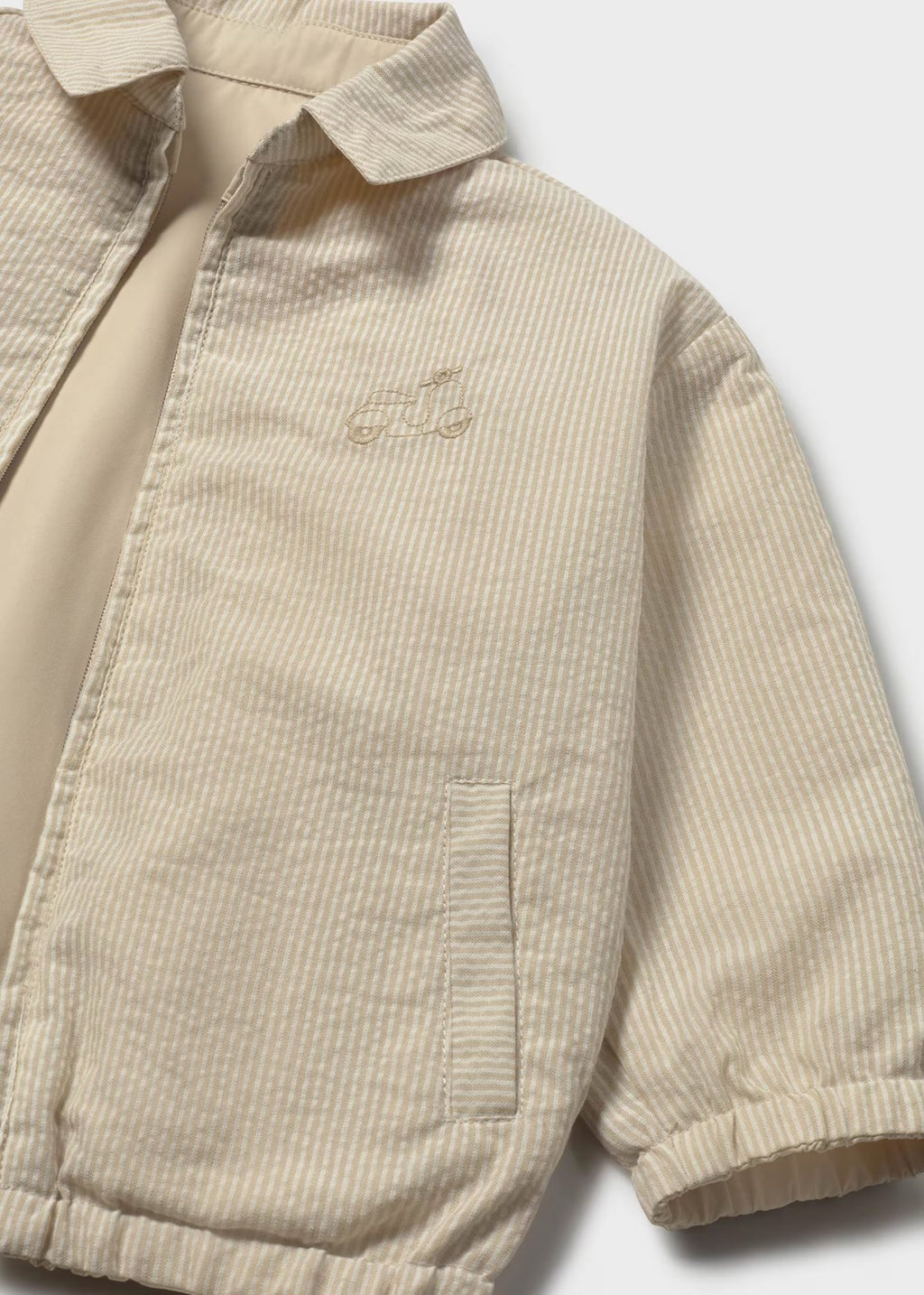 Mayoral Toddler Beige Reversible Jacket 1409