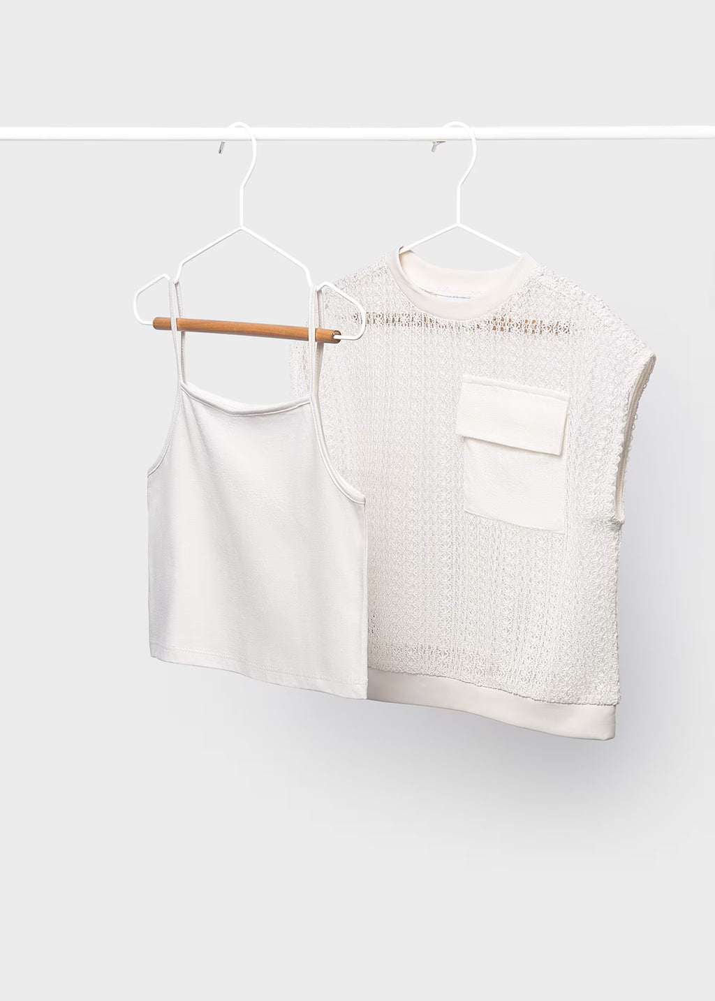 Mayoral Cream Vest Top Set 6160