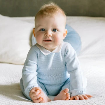 Emile et Rose Blue Kaleb Babygrow & Hat 2637PB