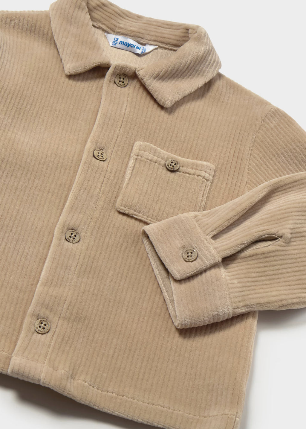 Mayoral Toddler Beige Overshirt 2107