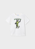 Mayoral Cream Driver T-shirt 3070