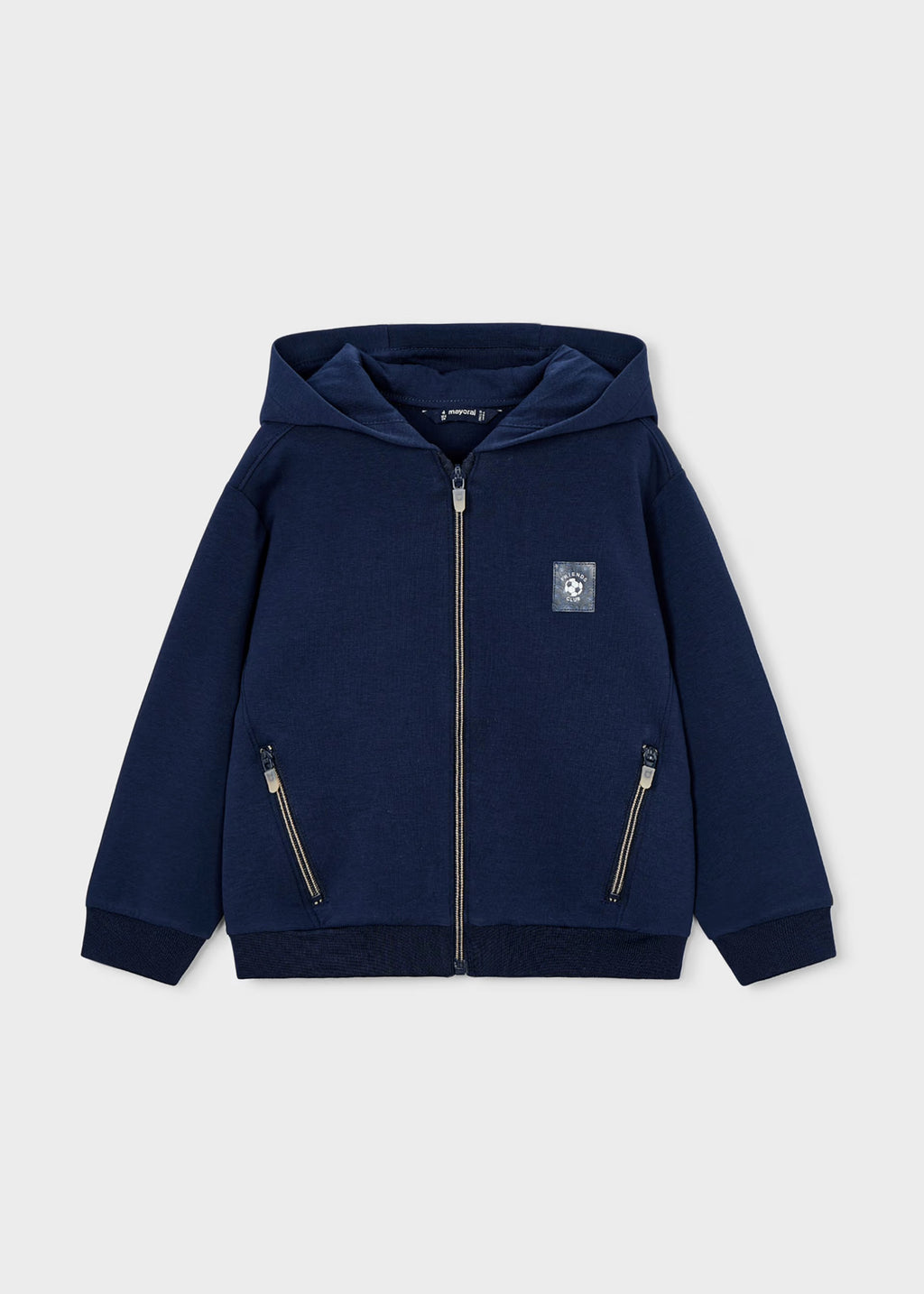 Mayoral Navy Zip Hoodie 3442