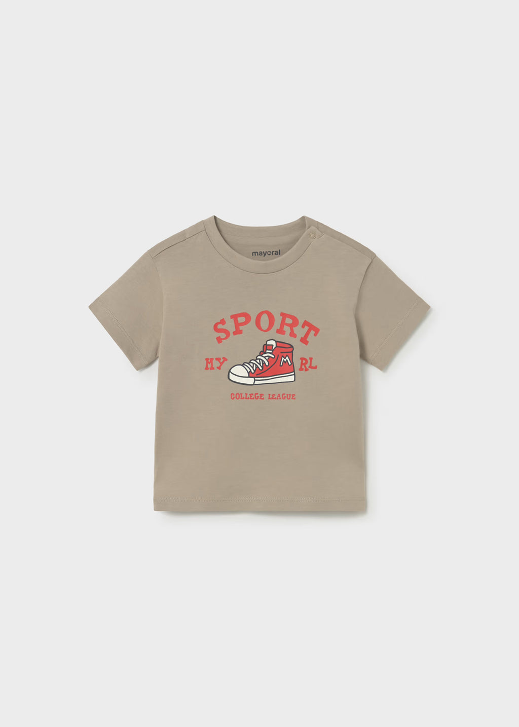 Mayoral Toddler Beige T-shirt 1007