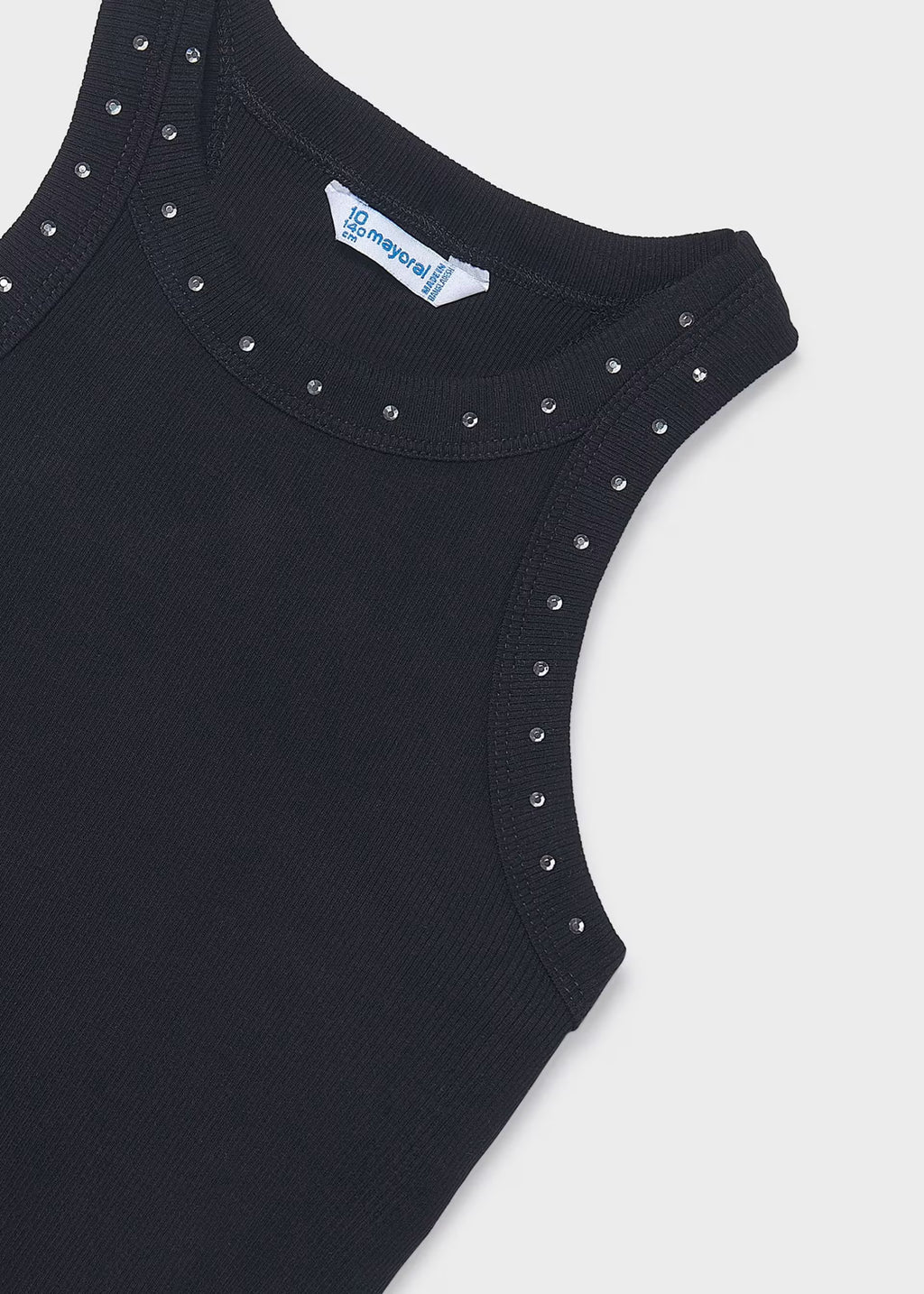 Mayoral Black Vest Top 6013